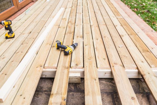 Damaged Deck Boards Repair in Roseville