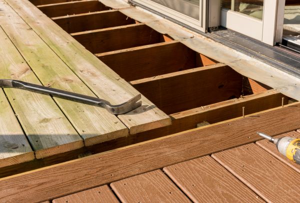 Old Deck Repair in Roseville