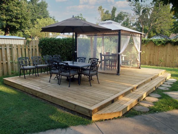 Backyard Deck Installation in Roseville