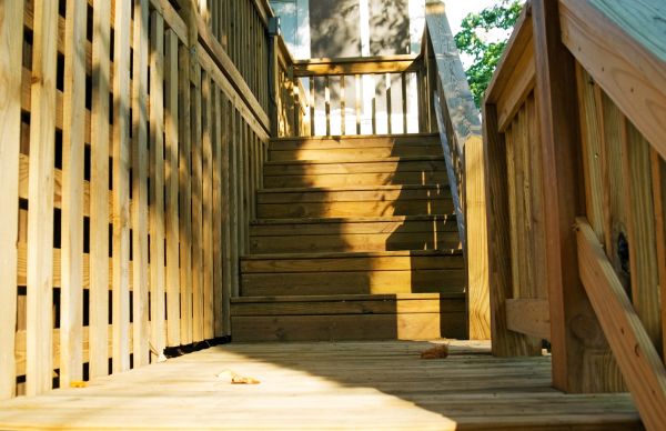 Deck Steps Replacement in Roseville