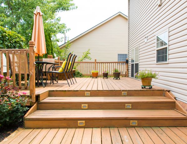 Wooden Patio Installation in Roseville